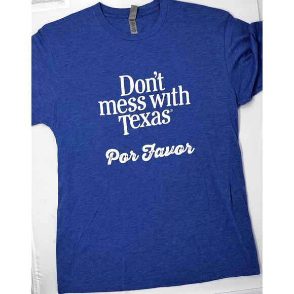 Don't Mess With Texas Por Favor Tshirt size M Pre-Owned in good condition - Picture 1 of 6